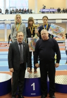Chuvashia Indoor Cup 2013. 3000 Metres Winners. Yelena Korobkina, Yelena Soboleva, Tatyana Shutova
