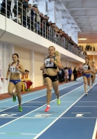 Chuvashia Indoor Cup 2013. 1500m. Yekaterina Ishova (#29), Dina Aleksandrova (#175)