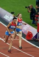 XXX OLYMPIC GAMES (Athletics). 4x400. Tatyana Firova and Natalya Antyukh