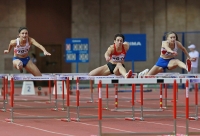 National Indoor Championships 2013 (Day 1). 60m Hurdles. Yekaterina Gubina, Aleksandra Antonova, Yekaterina Voronkova