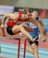 National Indoor Championships 2013 (Day 1). 60m Hurdles. Igor Peremota