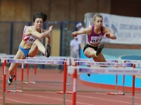 National Indoor Championships 2013 (Day 1). 60m Hurdles. Tatyana Filatova, Olga Samylova