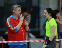 National Indoor Championships 2013 (Day 1). Pole Vault. Anastasiya Savchenko with Mikhail Kucheryanu