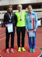 National Indoor Championships 2013 (Day 1). 3000 Metres Russian Champion Svetlana Kireyeva, Silver Yelena Korobkina, bronze Natalya Aristarkhova 