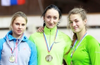 National Indoor Championships 2013 (Day 1). Anastasiya Savchenko, Angelina Zhuk and Lyudmila Yeryemina