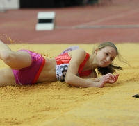 National Indoor Championships 2013 (Day 2). Long Jump. Polina Yurchenko