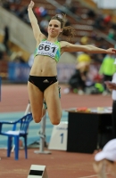 National Indoor Championships 2013 (Day 2). Long Jump. Yelena Sitnikova