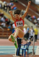 National Indoor Championships 2013 (Day 2). Long Jump. Yuliya Pidluzhnaya