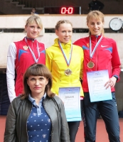 National Indoor Championships 2013 (Day 2). 2000 Metres Steep Russian Indoor Champion is Rimma Rodko, Silver is Yevdokiya Bukina, Bronze is Mariya Bykova
