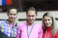National Indoor Championships 2013 (Day 2). 400 Metres Indoor Champion Kseniya Ustalova, Silver - Kseniya Zadorina, Bronze - Olga Tovarnova