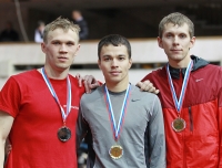 National Indoor Championships 2013 (Day 2). 2000m Steep. Winner Ildar Minshin, (N 45), Silver Yuriy Kloptsov, Bronze Sergey Sayapin 