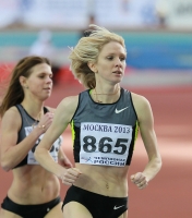 National Indoor Championships 2013 (Day 3). 1500 Metres. Yelena Soboleva, Yelena Korobkina