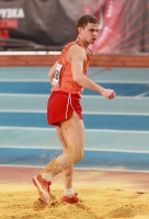 National Indoor Championships 2013 (Day 3). Long Jump. Maksim Kolesnikov