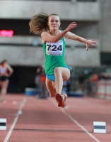 National Indoor Championships 2013 (Day 3). Triple Jump. Valeriya Zavyalova