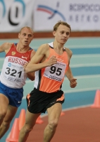 National Indoor Championships 2013 (Day 3). 5000 Metres. Vyacheslav Shalamov, Yevgeniy Rybakov