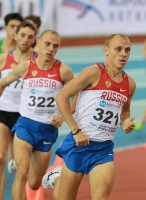 National Indoor Championships 2013 (Day 3). 5000 Metres. Yevgeniy and Anatoliy Rybakov's