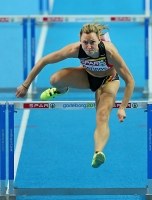 European Indoor Championships 2013. Göteborg, SWE. 1 March. 60 m hurdles. Heats. Eline Berings, BEL