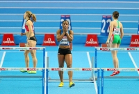 European Indoor Championships 2013. Göteborg, SWE. 1 March. 60 m hurdles. Heats. Alice Decaux, FRA