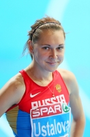 European Indoor Championships 2013. Göteborg, SWE. 1 March.  400m. Kseniya Ustalova