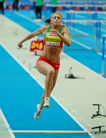 European Indoor Championships 2013. Göteborg, SWE. 1 March. Pentathlon. Long jump. Yana Maksimava, BLR
