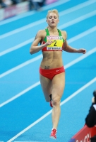 European Indoor Championships 2013. Göteborg, SWE. 1 March. Pentathlon. 800m. Yana Maksimava, BLR