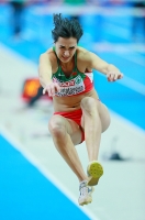 European Indoor Championships 2013. Göteborg, SWE. 1 March. Pentathlon. Long Jump. Katsiaryna Netsviatayeva, BLR
