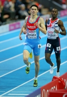 European Indoor Championships 2013. Göteborg, SWE. 1 March. 400m. Pavel Trenikhin, Michael Bingham,	GBR
