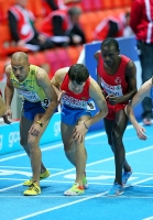European Indoor Championships 2013. Göteborg, SWE. 1 March. 3000m. Adil Bouafif, SWE, Andrey Safronov