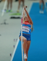 European Indoor Championships 2013. Göteborg, SWE. 1 March. Pole vault. Qualification. Angelina Zhuk-Krasnova, RUS