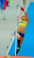 European Indoor Championships 2013. Göteborg, SWE. 1 March. Pole vault. Qualification. Angelica Bengtsson, SWE