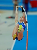 European Indoor Championships 2013. Göteborg, SWE. 1 March. Pole vault. Qualification. Minna Nikkanen, FIN