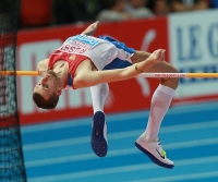 European Indoor Championships 2013. Göteborg, SWE. 1 March. High jump. Qualification. Aleksey Dmitrik, RUS