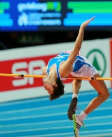 European Indoor Championships 2013. Göteborg, SWE. 1 March. High jump. Qualification. Silvano Chesani, ITA