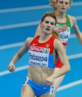 European Indoor Championships 2013. Göteborg, SWE. 1 March. 1500m. Heats. Svetlana Podosyenova, RUS