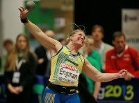 European Indoor Championships 2013. Göteborg, SWE. 2 March. Shot Put. Qualification. Helena Engman, SWE