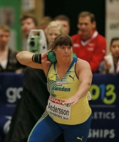 European Indoor Championships 2013. Göteborg, SWE. 2 March. Shot Put. Qualification. Catarina Andersson, SWE