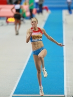 European Indoor Championships 2013. Göteborg, SWE. 2 March. Long Jump Champion is Darya Klishina