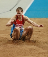 European Indoor Championships 2013. Göteborg, SWE. 2 March. Triple jump Bronza is Aleksey Fyodorov, RUS