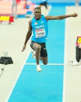 European Indoor Championships 2013. Göteborg, SWE. 2 March. Triple jump. Harold Correa, FRA