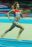 European Indoor Championships 2013. Göteborg, SWE. 2 March. 80m. Semifinals. Yelena Kotulskaya, RUS