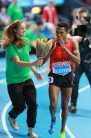 European Indoor Championships 2013. Göteborg, SWE. 2 March. 3000m Champion is Hayle Ibrahimov, AZE