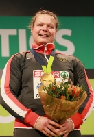 European Indoor Championships 2013. Göteborg, SWE. 3 March. Shot Put Champion is Christina Schwanitz