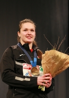 European Indoor Championships 2013. Göteborg, SWE. 3 March. Shot Put Silver is Alena Kopets, BLR