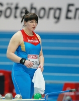 European Indoor Championships 2013. Göteborg, SWE. 3 March. Shot Put. Irina Tarasova, RUS