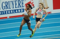 European Indoor Championships 2013. Göteborg, SWE. 3 March. 400m Champion is Perri Shakes-Drayton, GBR. Silver is Eilidh Child, GBR. Bronza is Moa Hjelmer, SWE