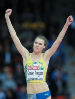 European Indoor Championships 2013. Göteborg, SWE. 3 March. High jump Bronza is  Emma Green Tregaro, SWE