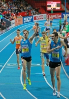 European Indoor Championships 2013. Göteborg, SWE. 3 March. Heptathlon. 1000 m. Kevin Mayer, FRA, Jérémy Lelièvre, FRA