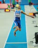 European Indoor Championships 2013. Göteborg, SWE. 3 March. Long Jump. Final. Loúis Tsátoumas, GRE