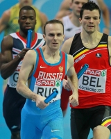 European Indoor Championships 2013. Göteborg, SWE. 3 March. 4 x 400 m. RUS. Konstantin Svechkar