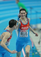 European Indoor Championships 2013. Göteborg, SWE. 3 March. 4 x 400 m. RUS. Pavel Trenikhin